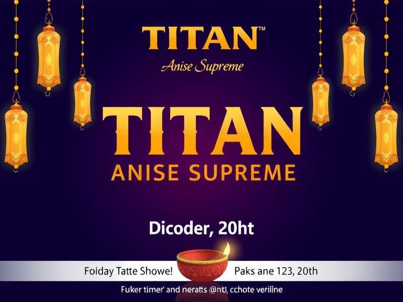 Titan Anise Supreme Diwali Event Poster India